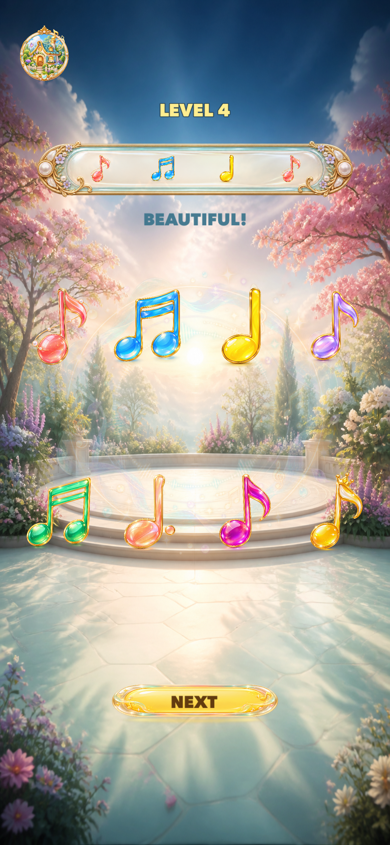 Echo Notes gameplay screen